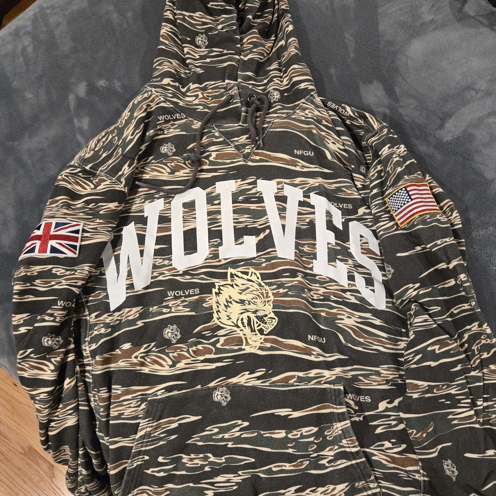 Darc Sport Camouflage Wolves Hoodie
